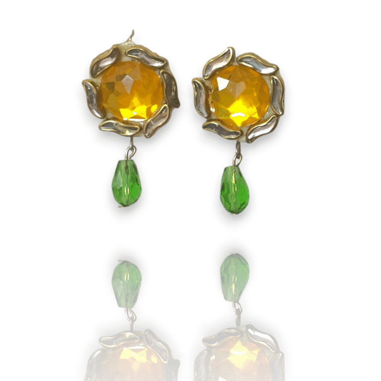 Heritage Kundan Statement Earrings- - Image 18