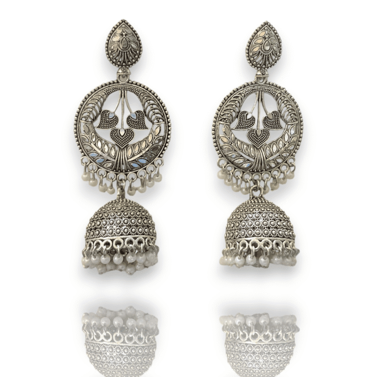 Antique Silver Jhumka Collection - Image 5
