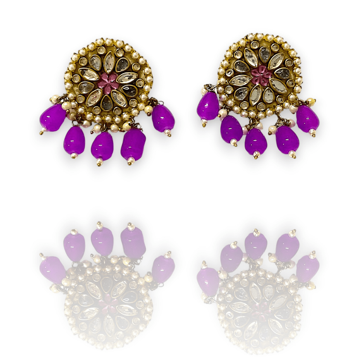 Royal Kundan Chandbali Collection - Image 6