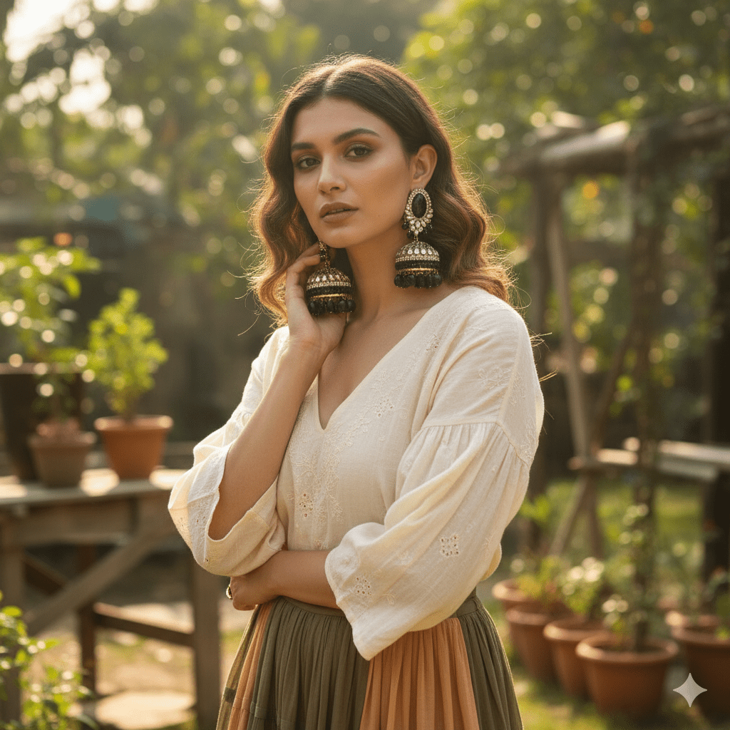 kundan-stone-jhumka-pearl-drops