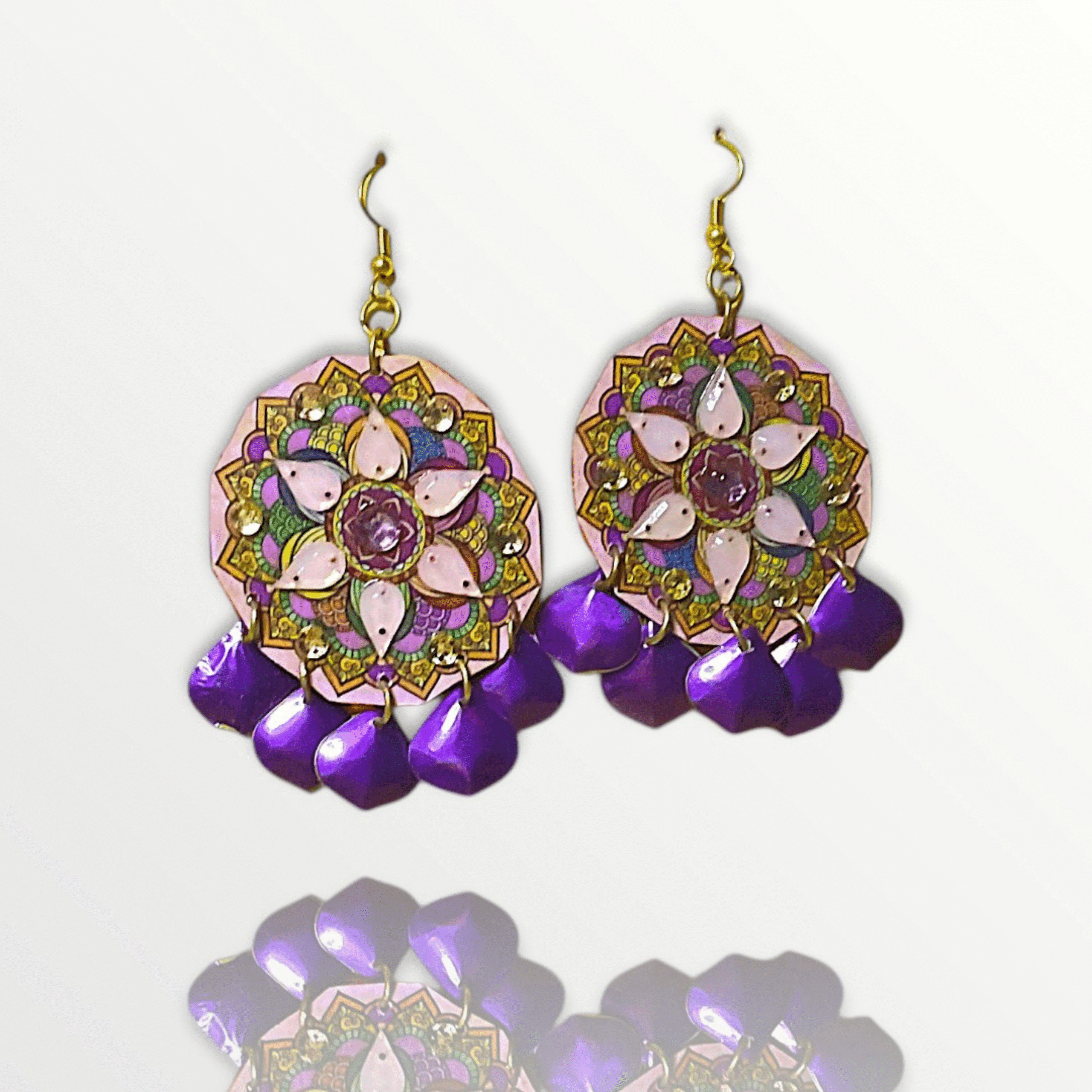 Boho Bloom Statement Earrings - Image 7