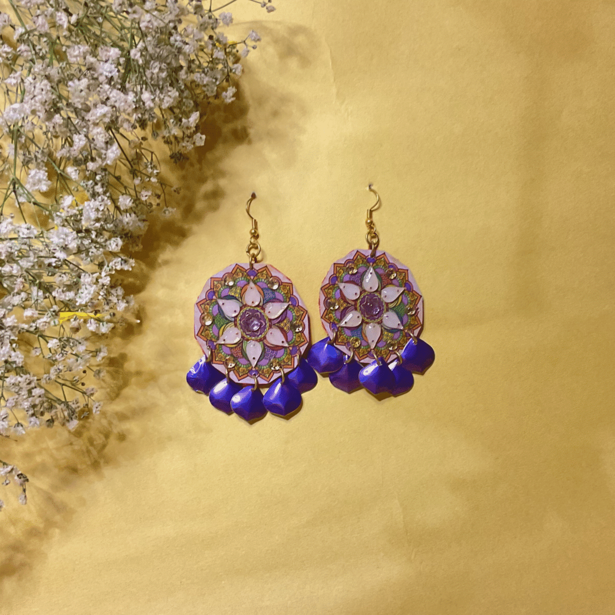 Boho Bloom Statement Earrings - Image 6